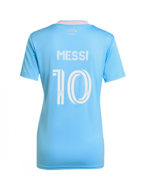Ženski Nogometna dresi replika Inter Miami Lionel Messi #10 Tretji 2025-26 Kratek rokav Ženski Nogometna dresi replika Inter Miami Lionel Messi #10 Tretji 2025-26 Kratek rokav